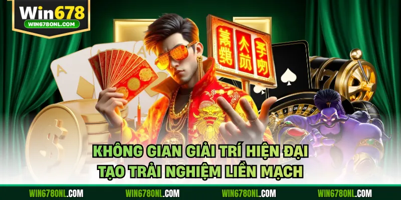 Không gian giải trí hiện đại tạo trải nghiệm liền mạch